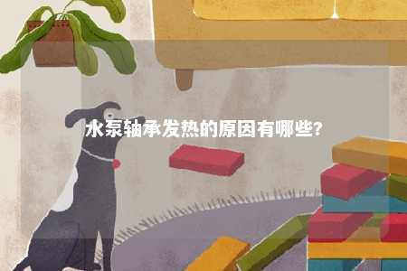 水泵轴承发热的原因有哪些? 